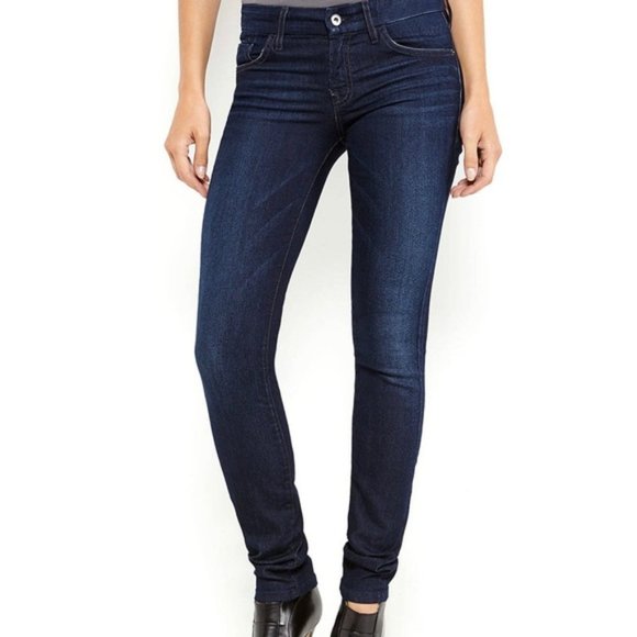 Guess Dark Wash Skinny Jeans sz 27 - Picture 1 of 5